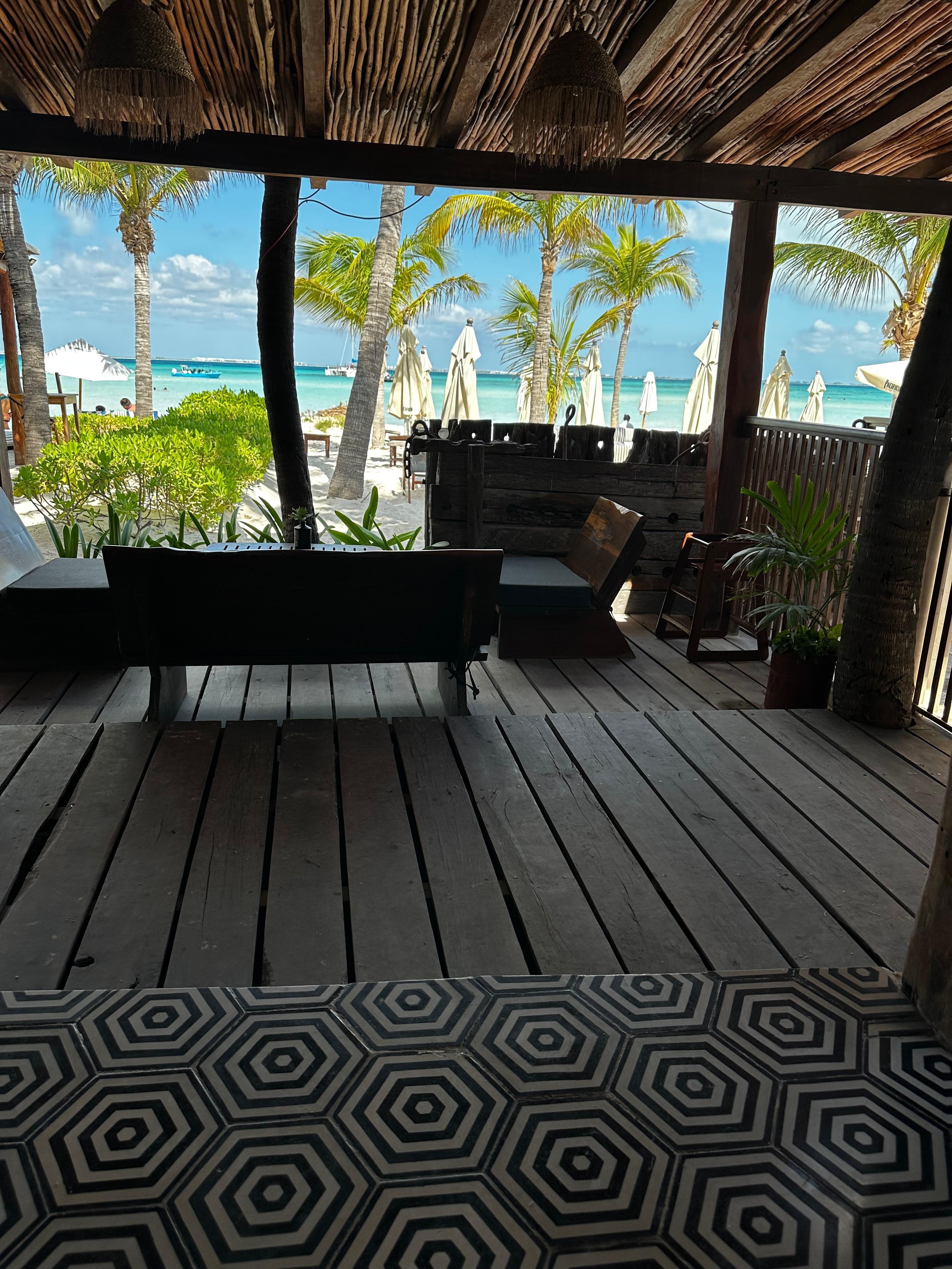 View from the onsite restaurant.