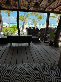 View from the onsite restaurant.