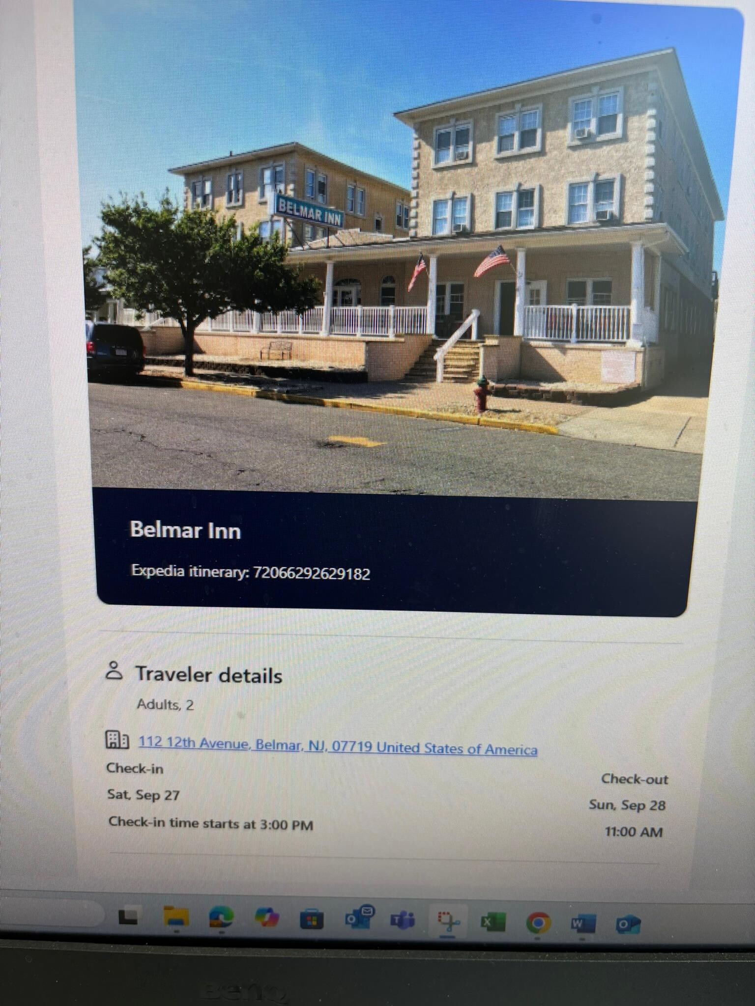Reservation dates that eExpedia had wrong???
