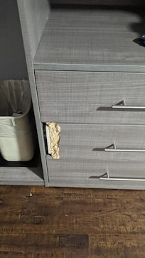 drawer damaged