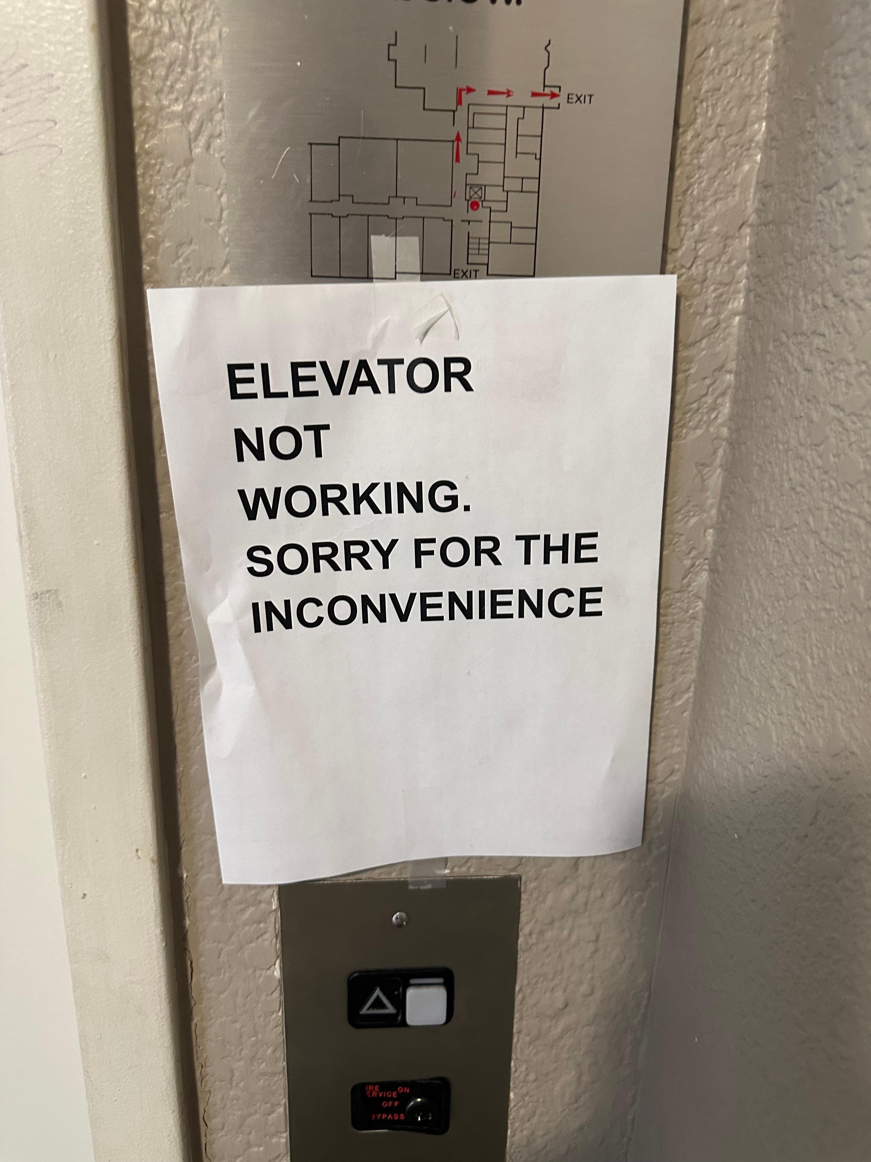 Carrying heavy suitcases on the 2nd floor