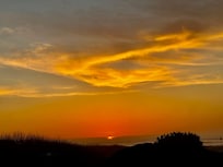 One of many gorgeous sunsets, enjoyed from the back yard.