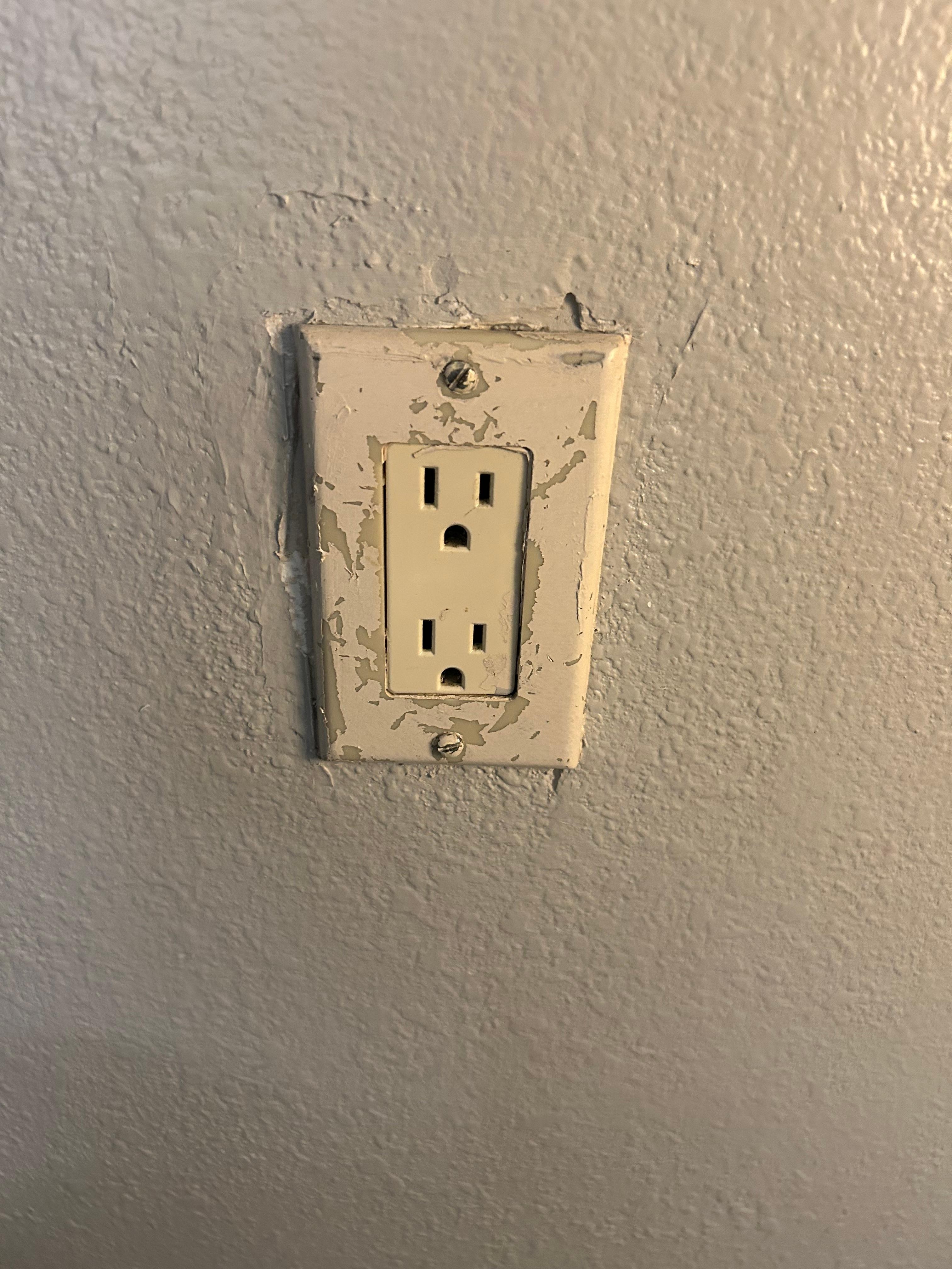 Receptacles need replacing.