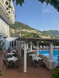Dining at the Pool