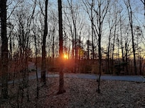 Sunrise off of the side deck