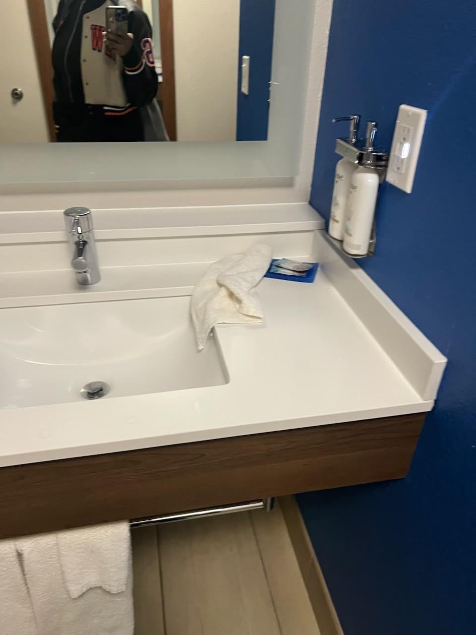 The room was not ready for check-in