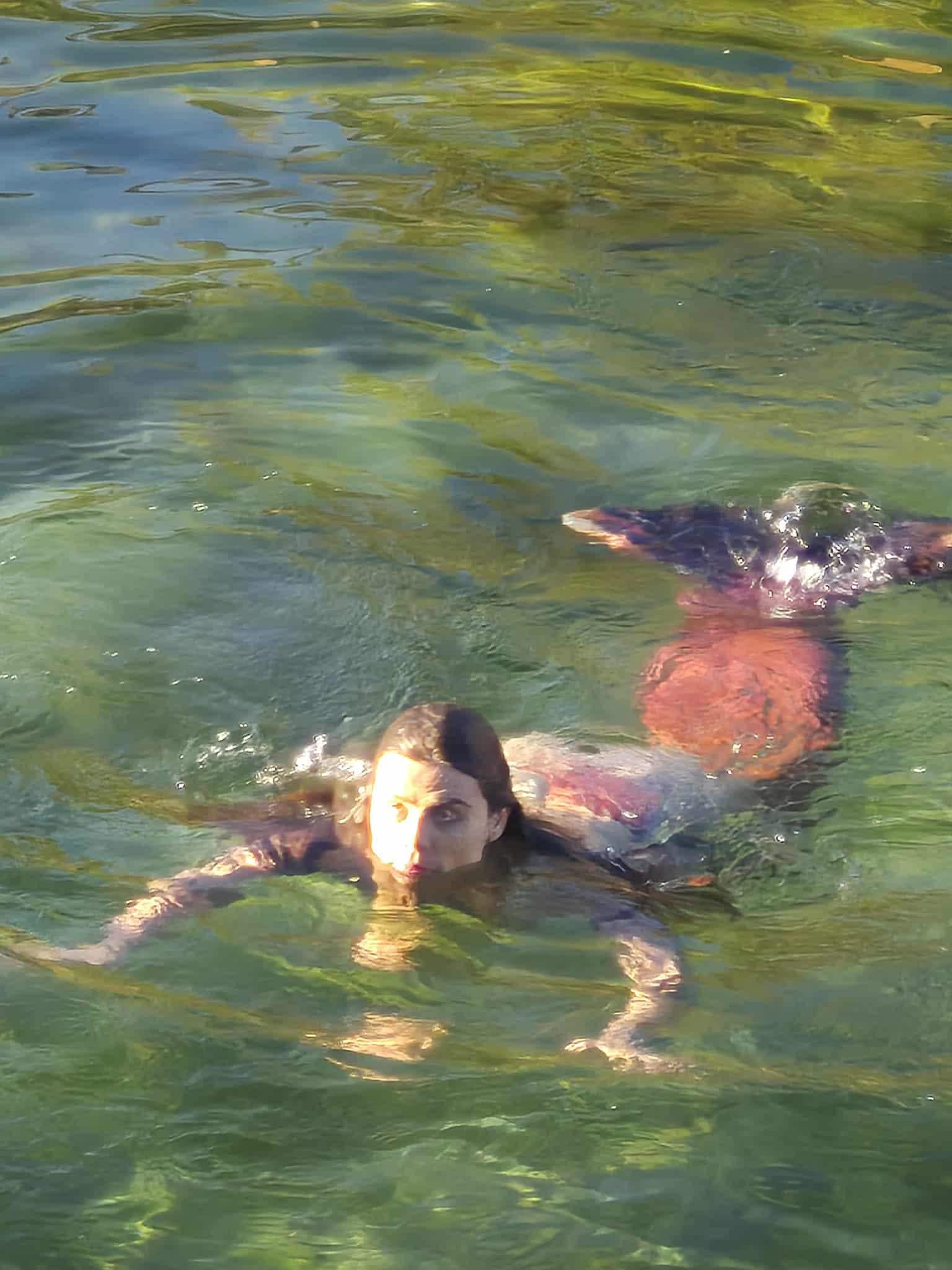 A mermaid in the lagoon