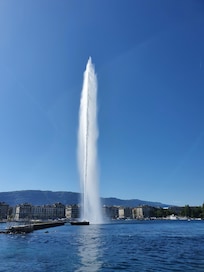 Le fameux jet d'eau  !