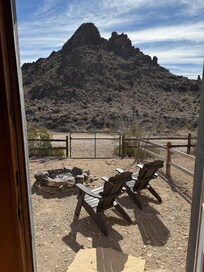 Daytime view from back porch.