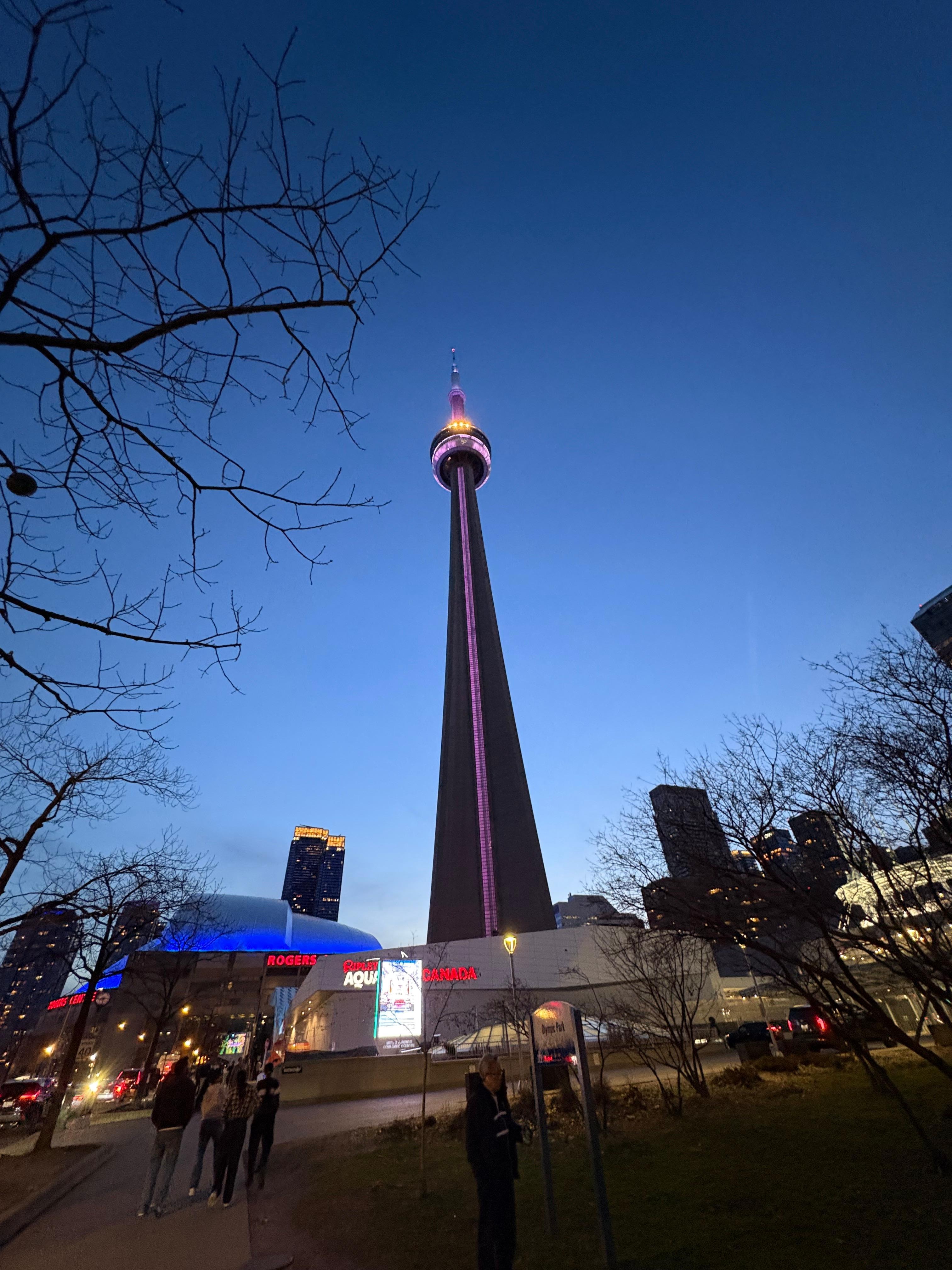CN tower is walking distance