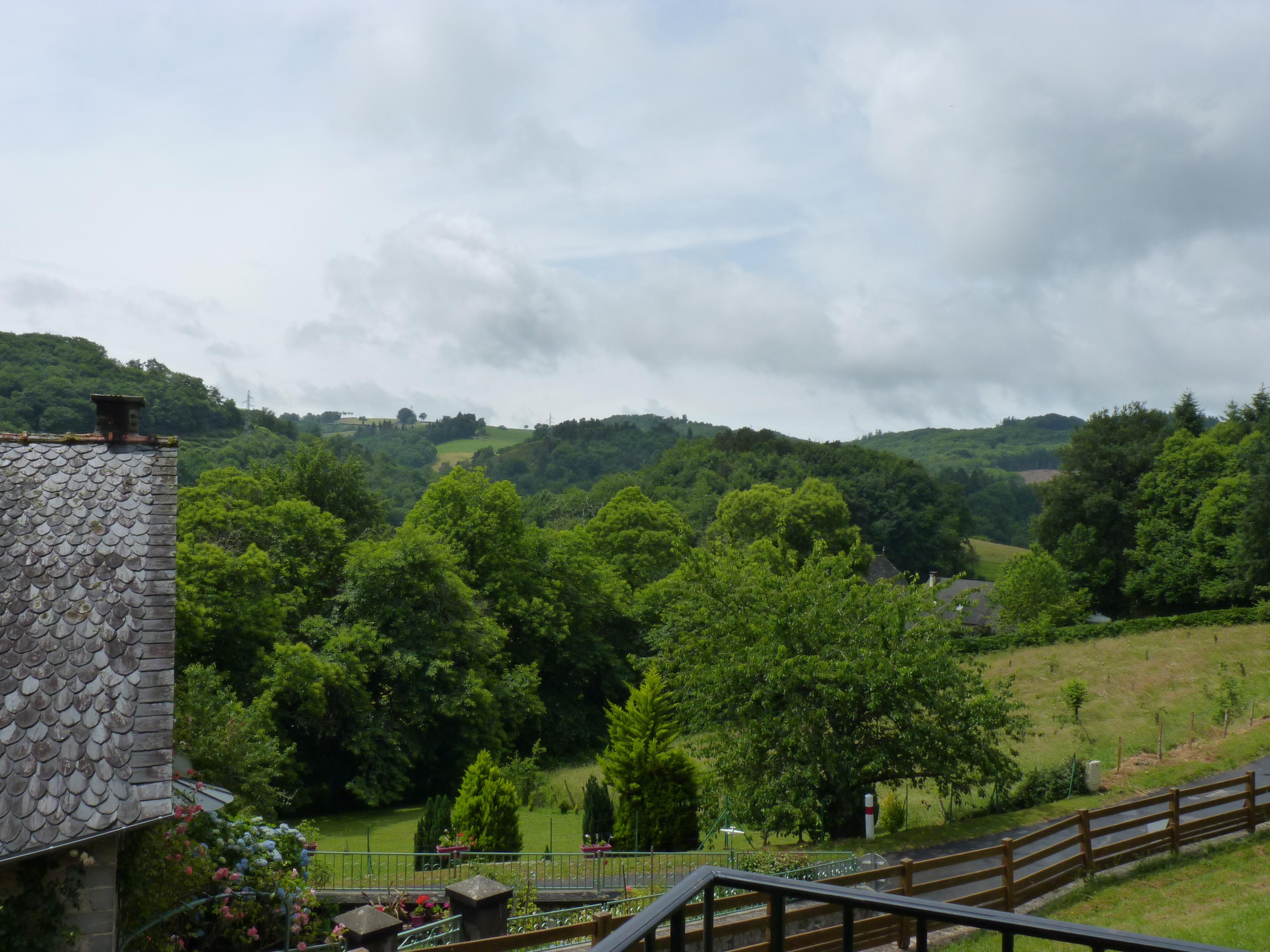 Vue depuis le gîte