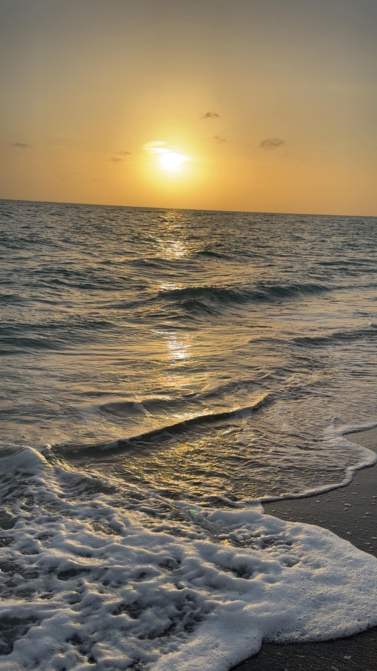Private beach across the road