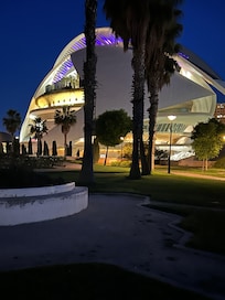 Le Palau de les Arts, where I saw a concert my last night there.