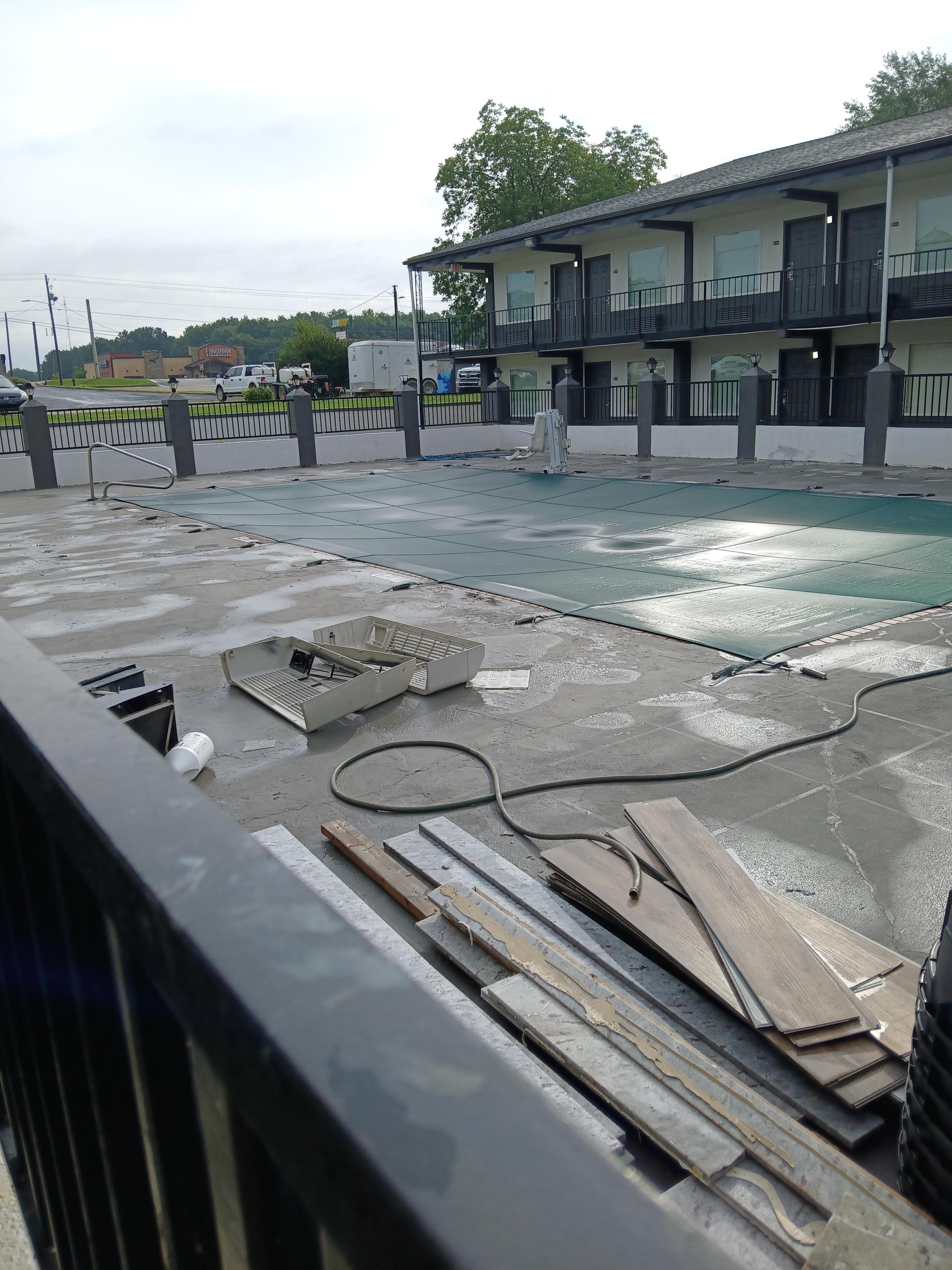 Closed Pool broke for a while