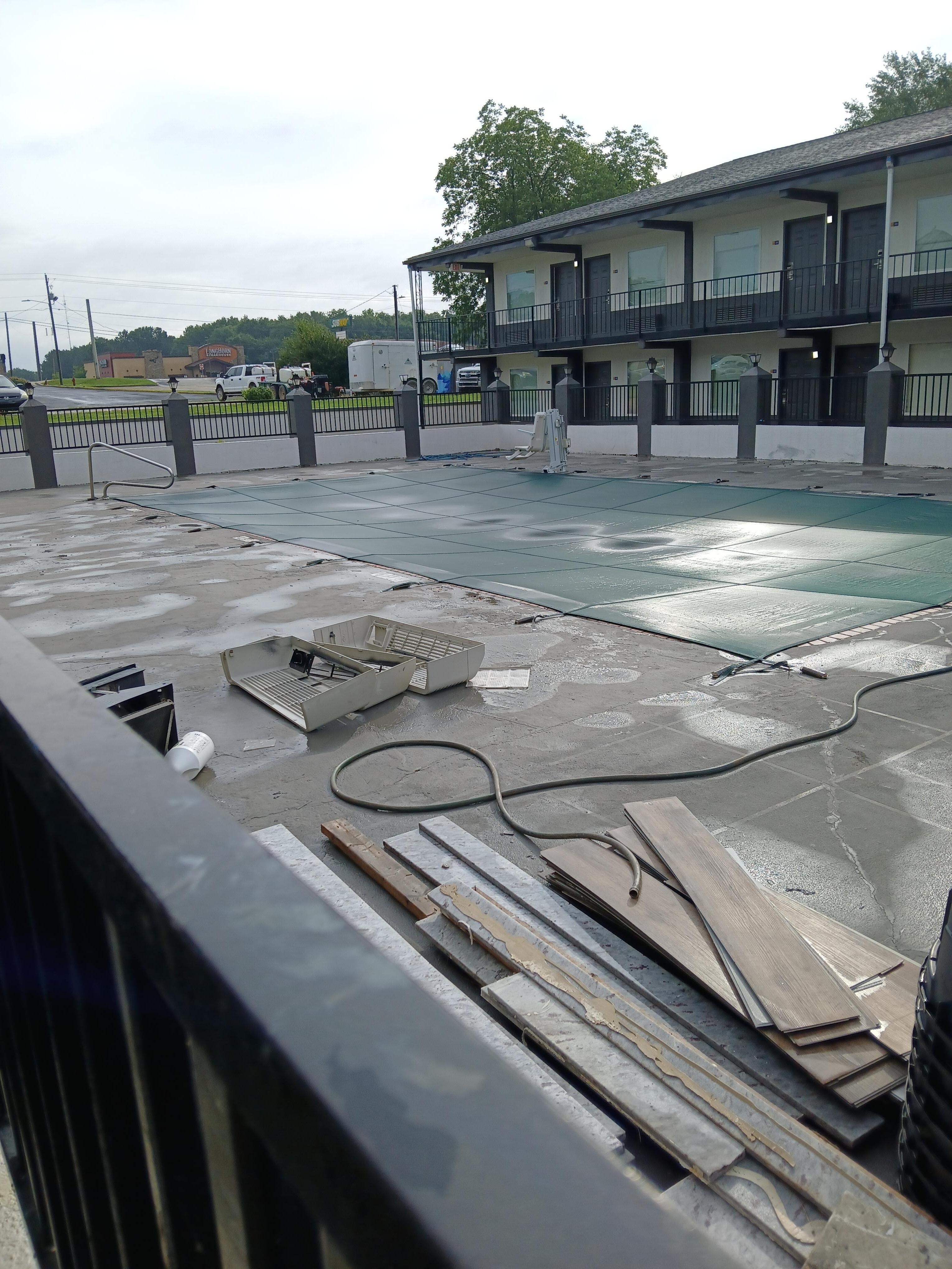 Closed Pool broke for a while