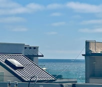 Balcony view of ocean.