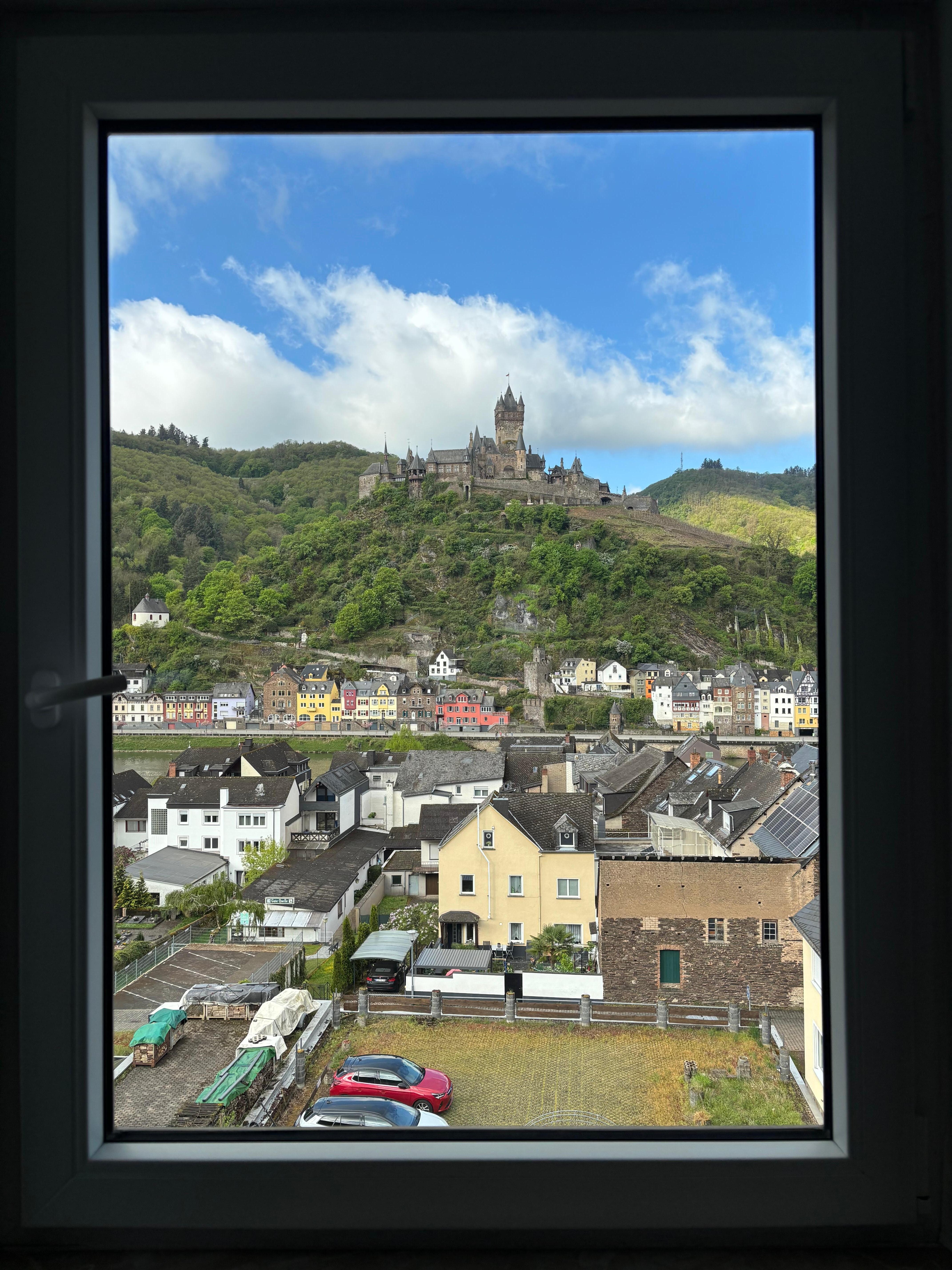 Foto da janela do quarto….fiz como se fosse um quadro. 