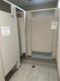 Downstairs girls public restrooms