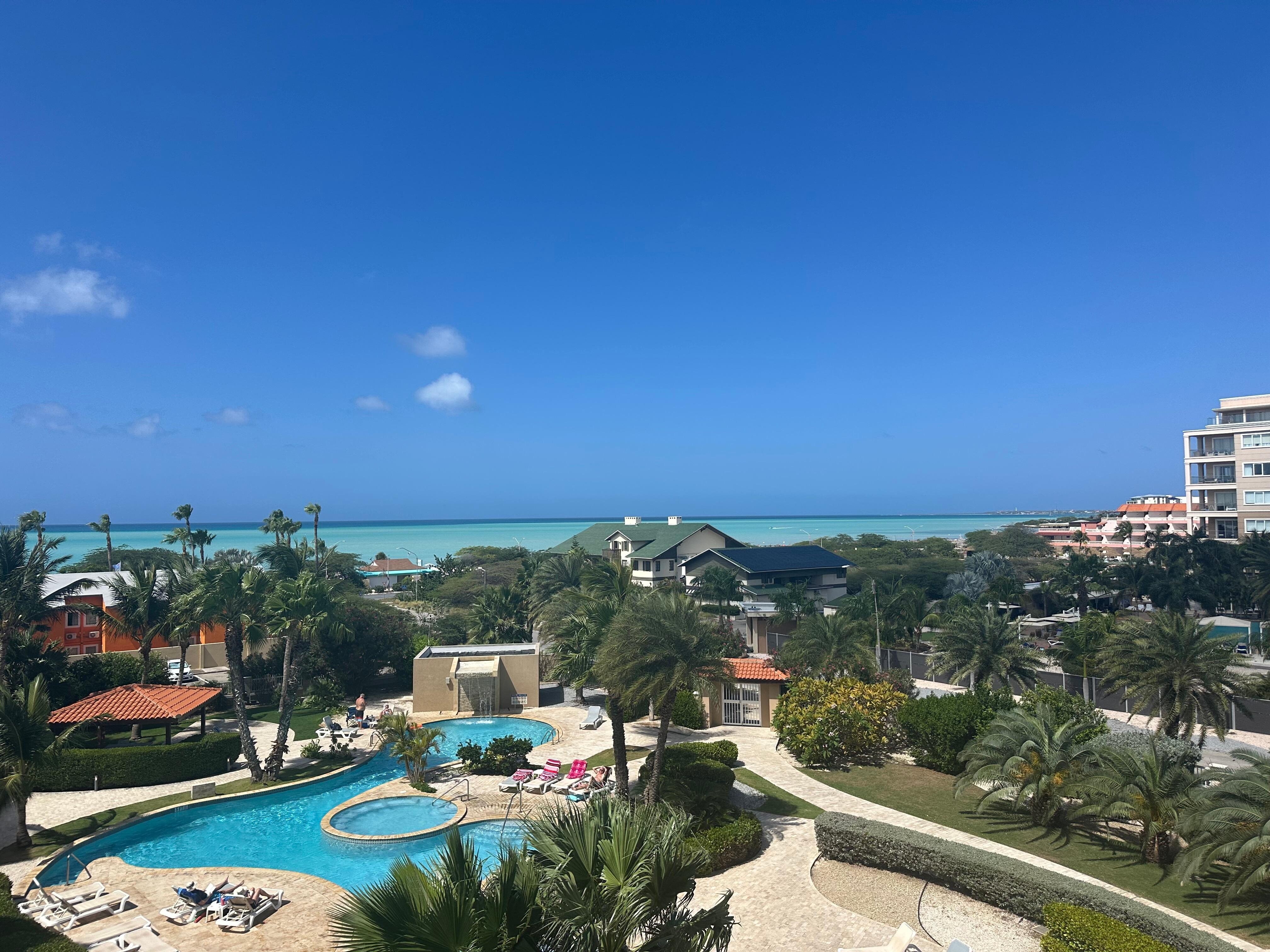 View from our balcony