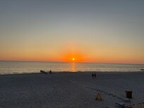 Sunset view from the balcony