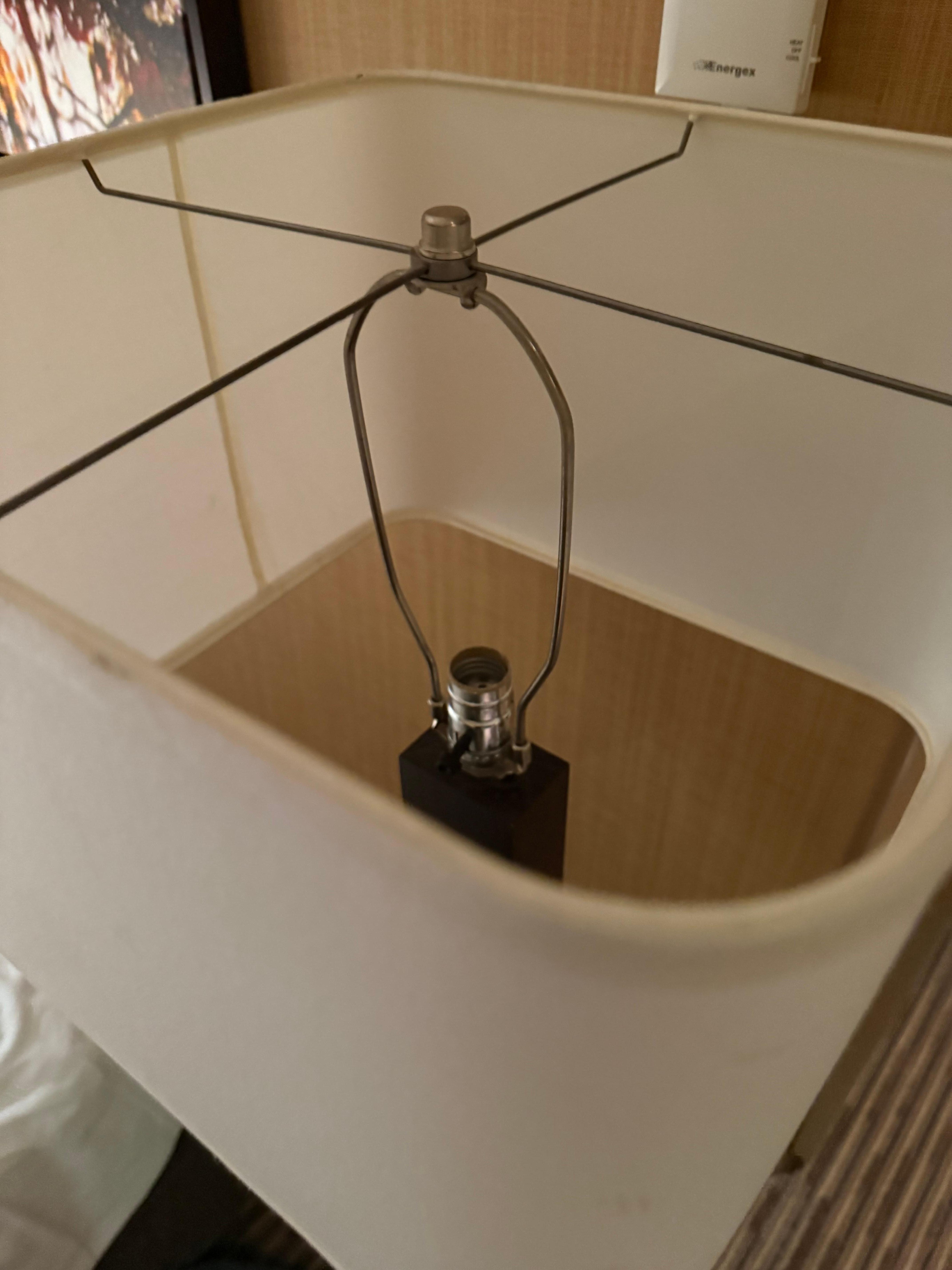 Light bulb burnt out.