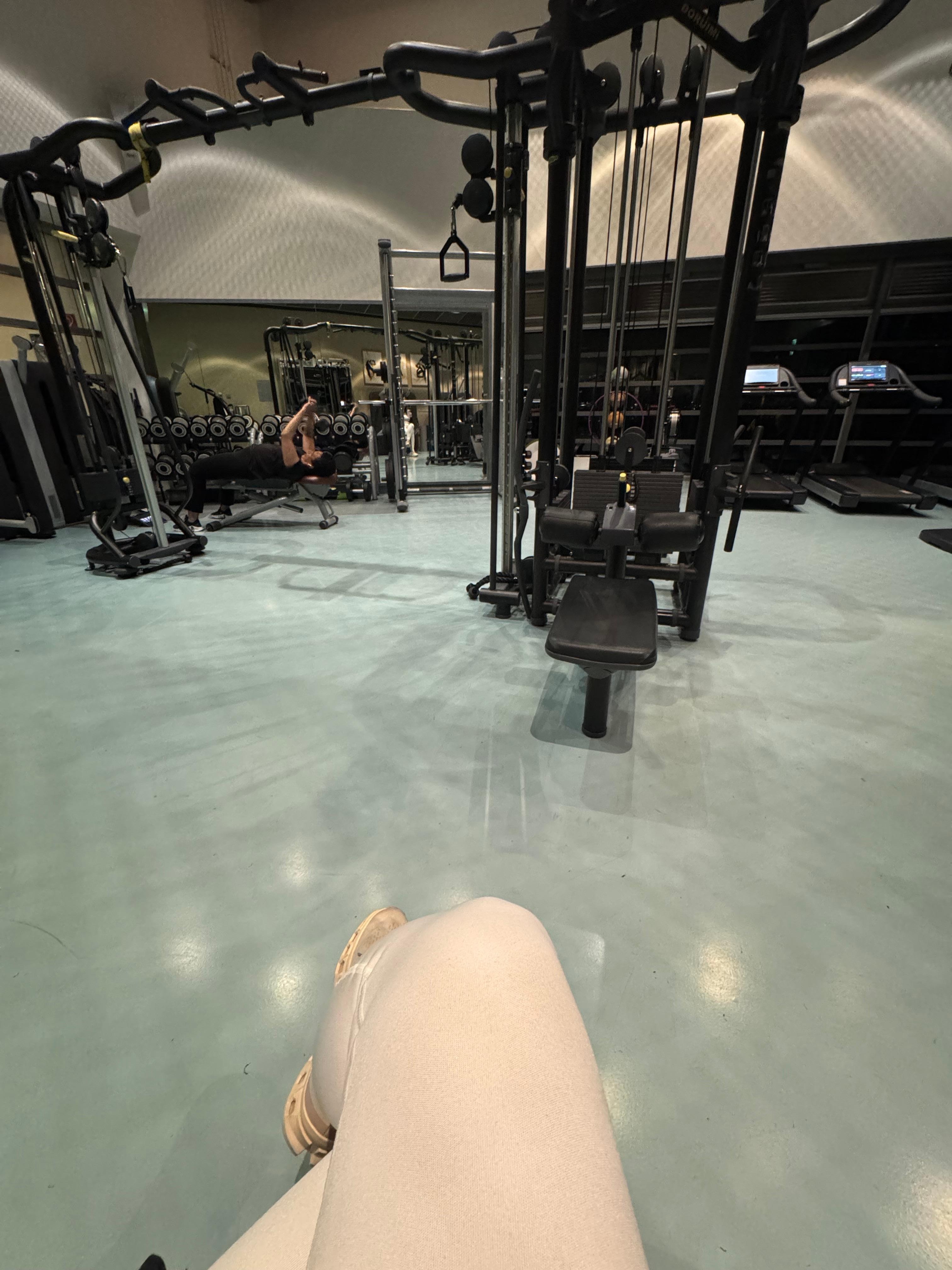 The gym lack weight training but has plenty cardio 