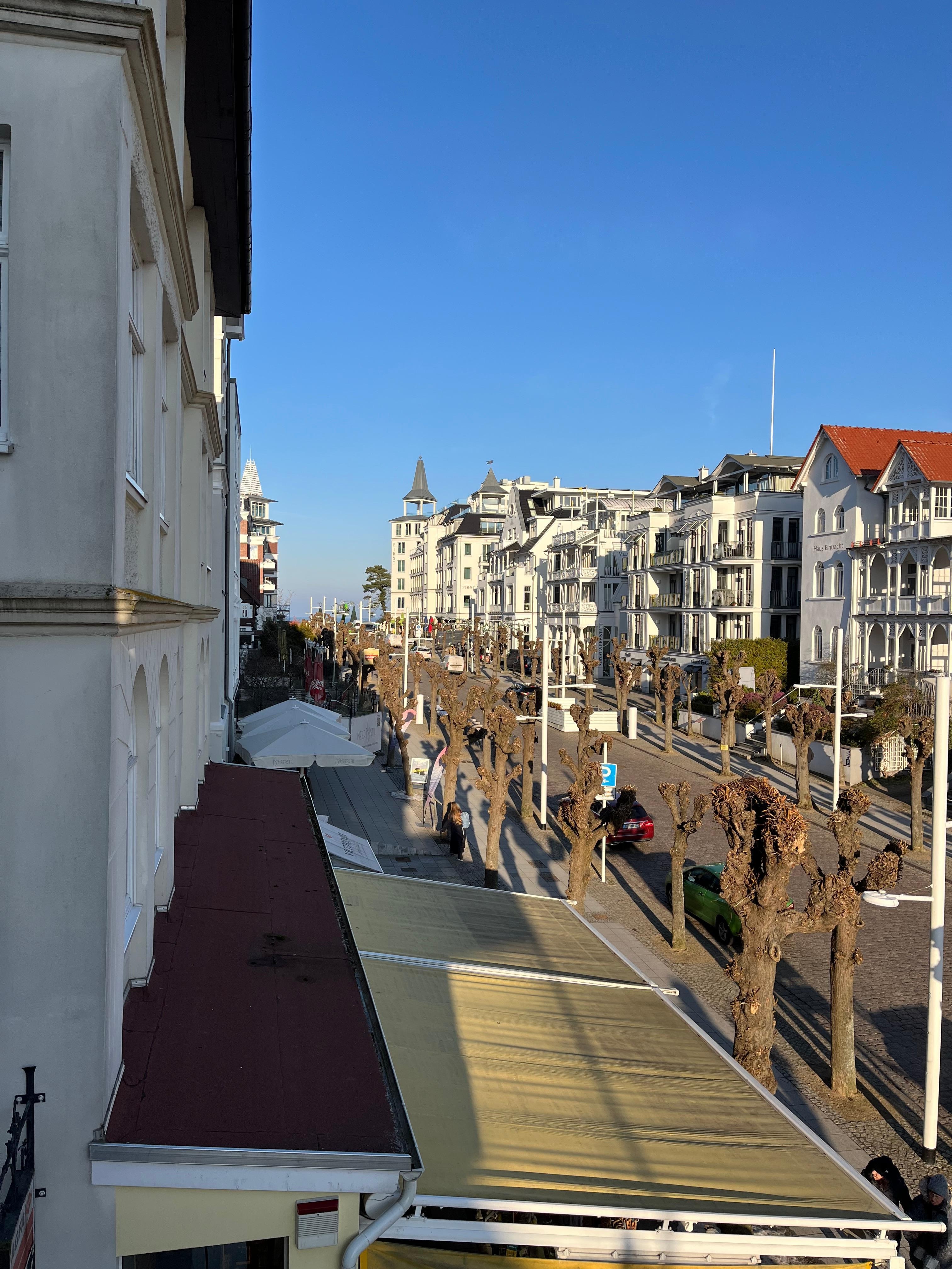 Blick aus der Wohnung 