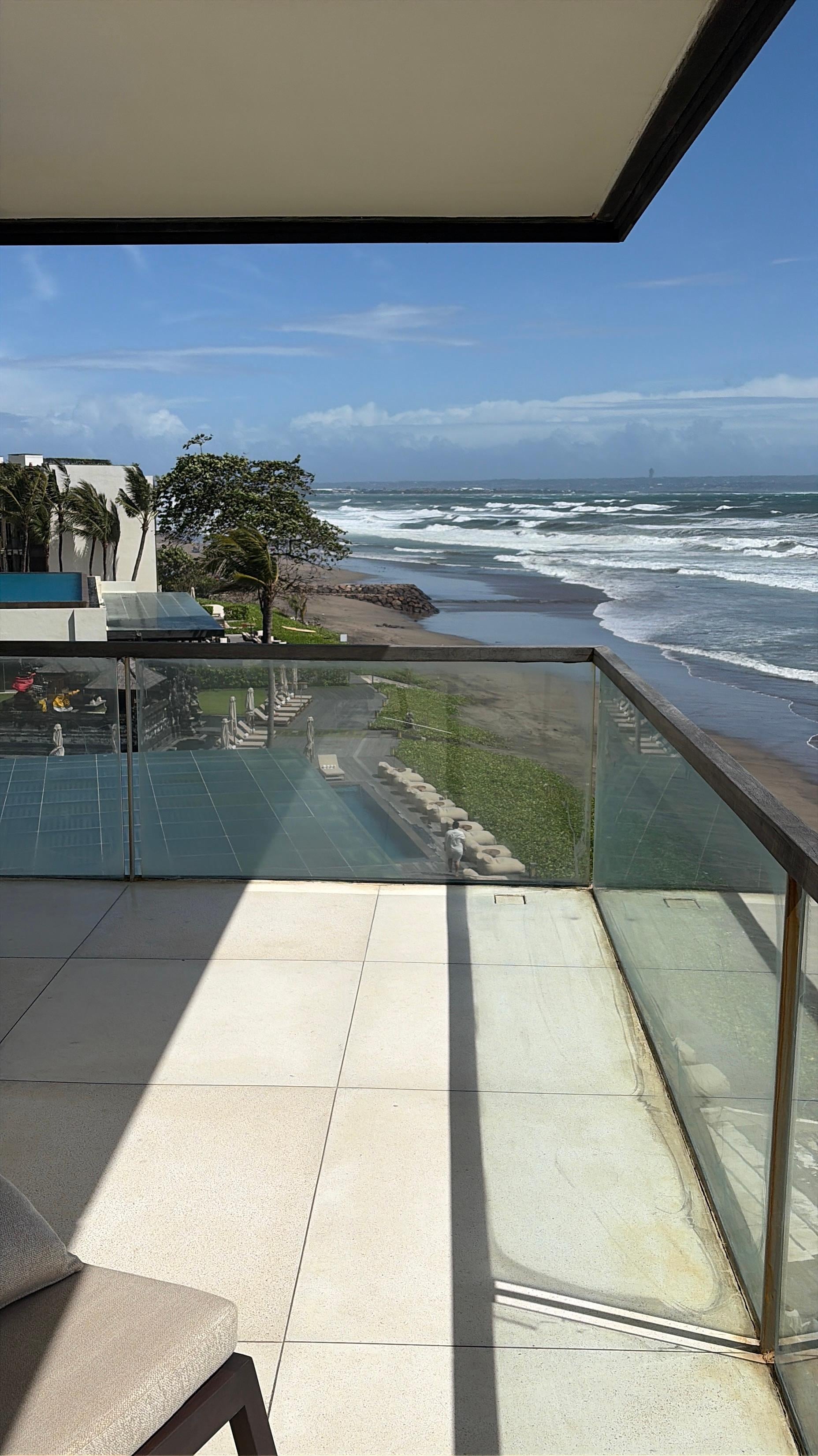 Balcony and ocean views 
