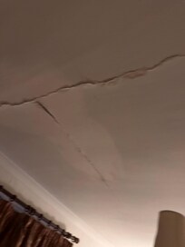 Crumbling ceiling