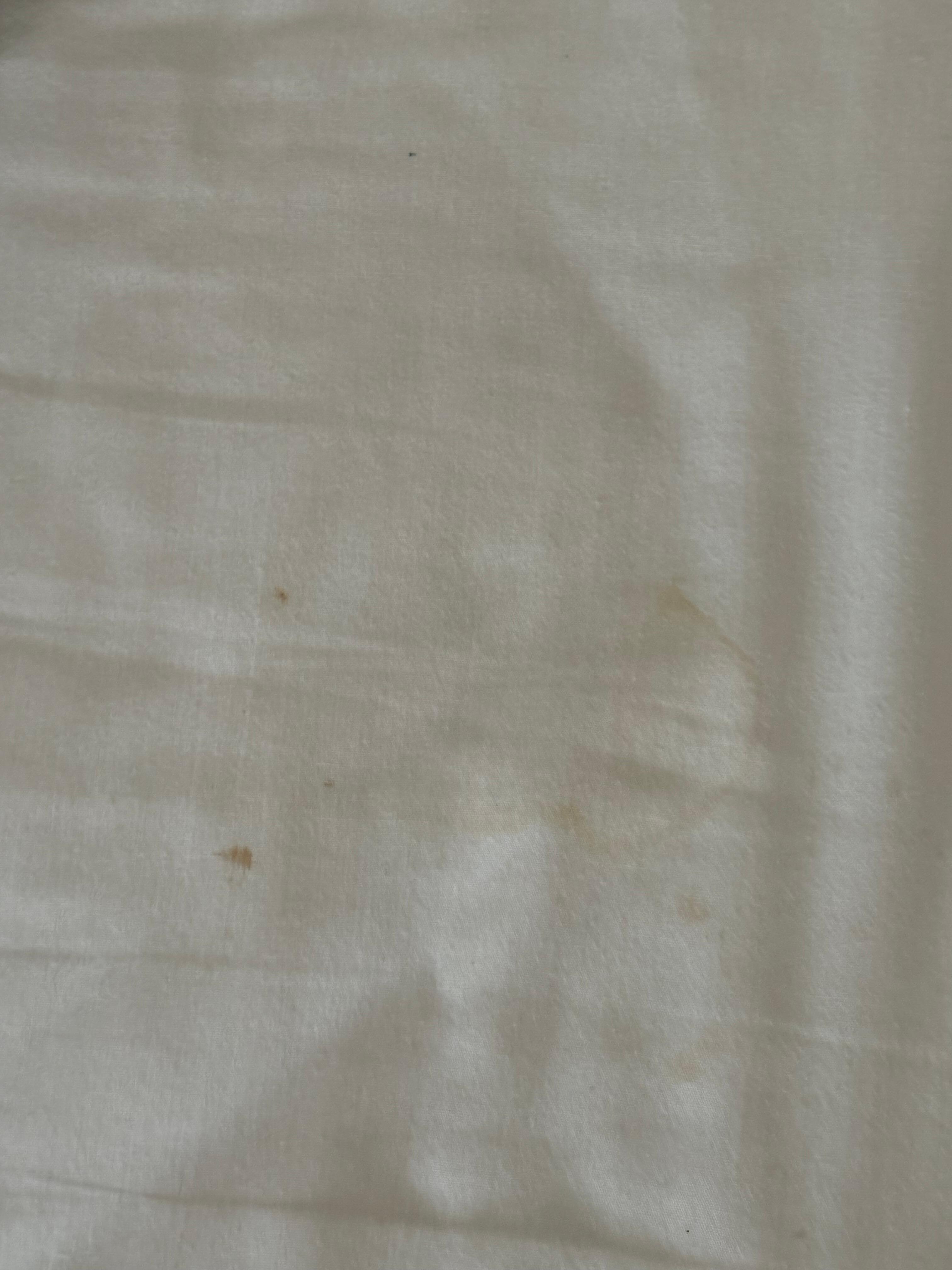 Stained sheets