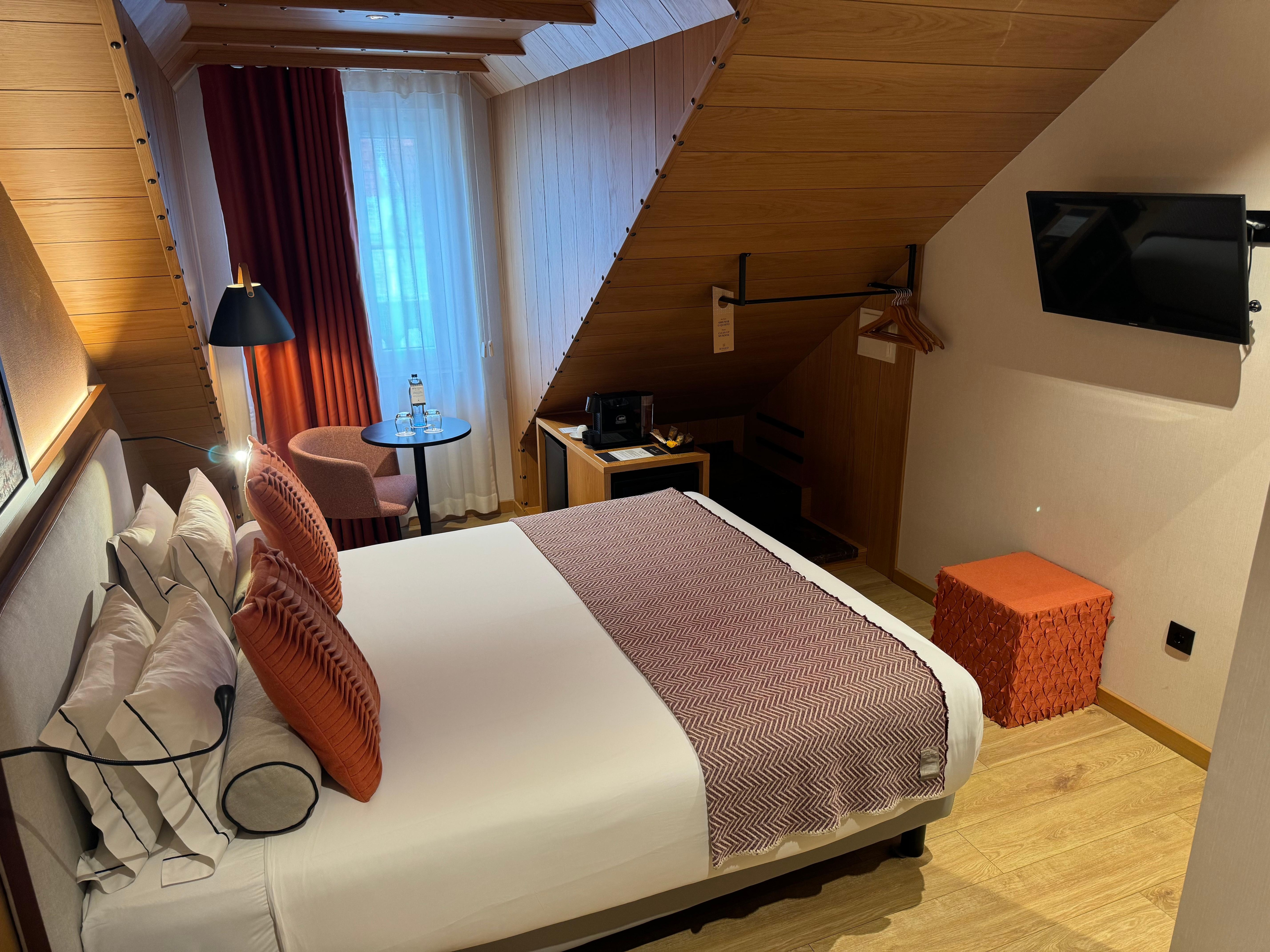 The mansard room is a bit small but it worked well for us.