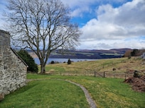 View from the side of the house by the back door