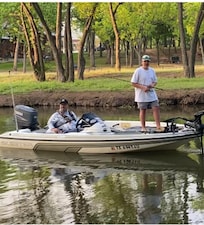 Practice day fishing in the back yard of this great home.