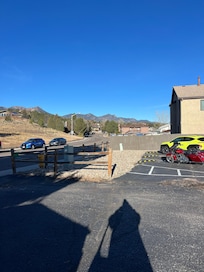 View from parking lot