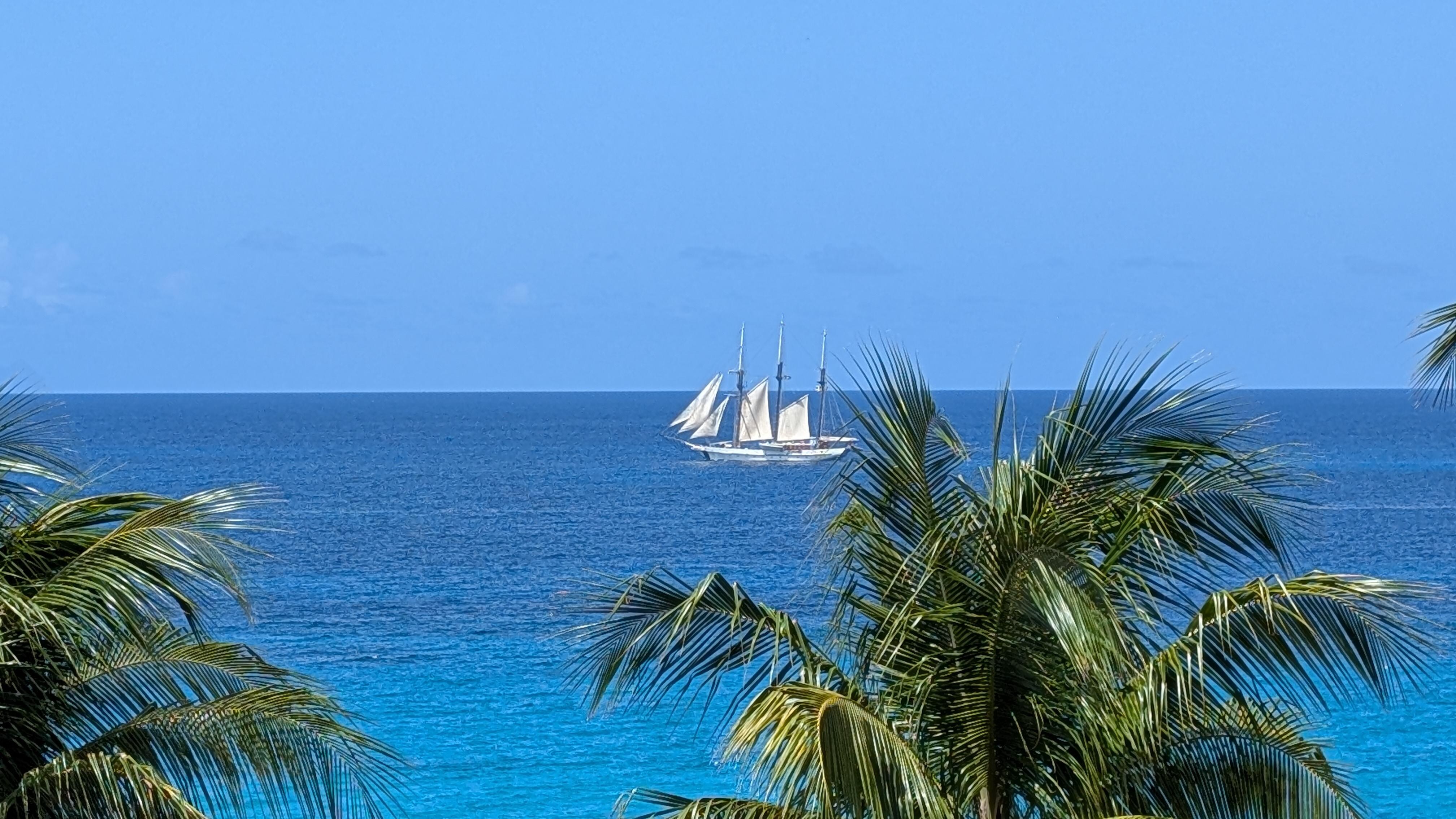 View from the room at the Sapphire Beach Club Resort