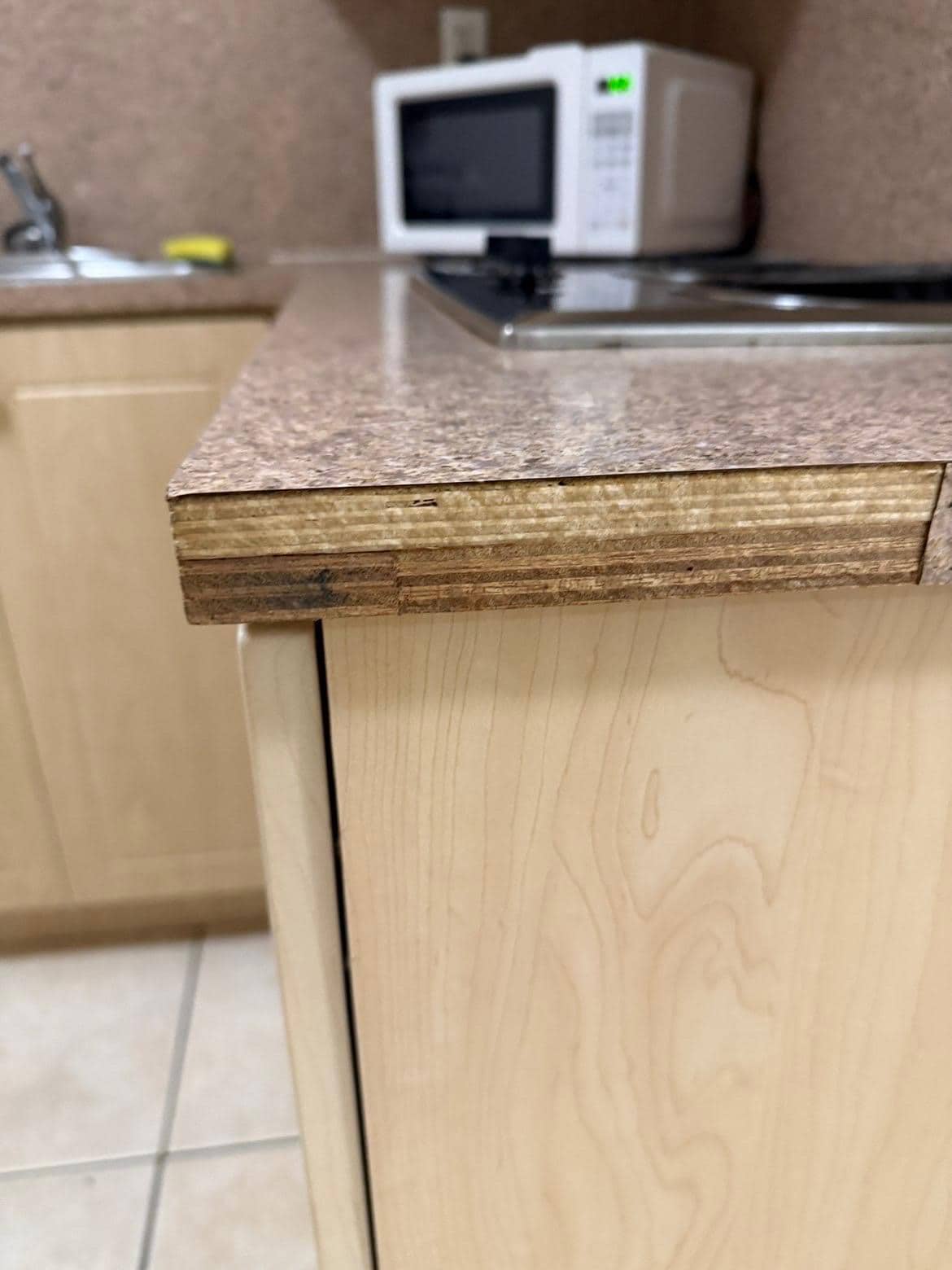 Messed up counter top