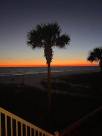 Sunset from back patio