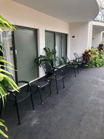 Patio outside room