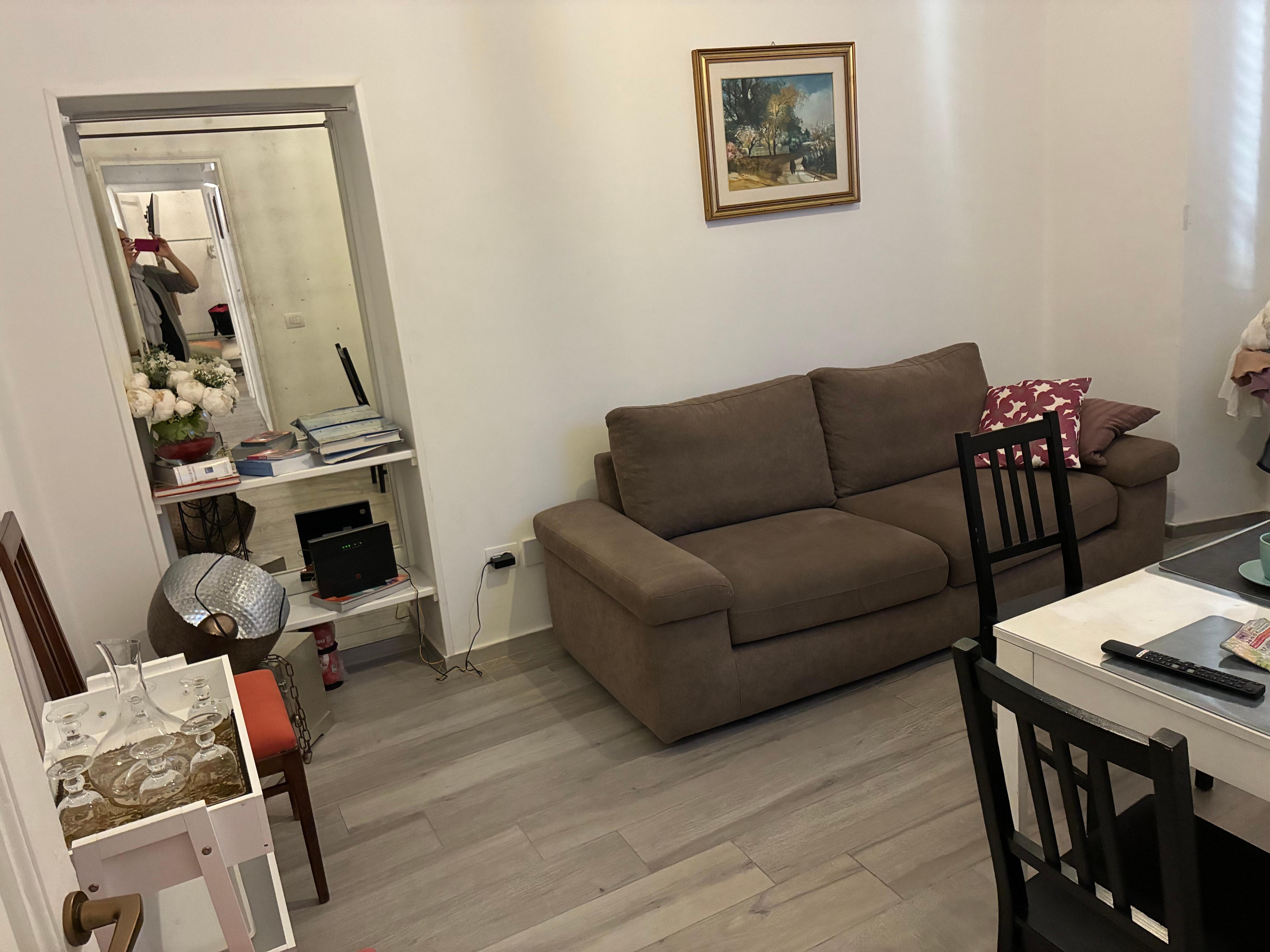 Living room - dining room area