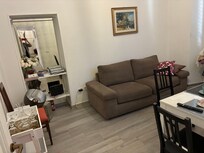 Living room - dining room area