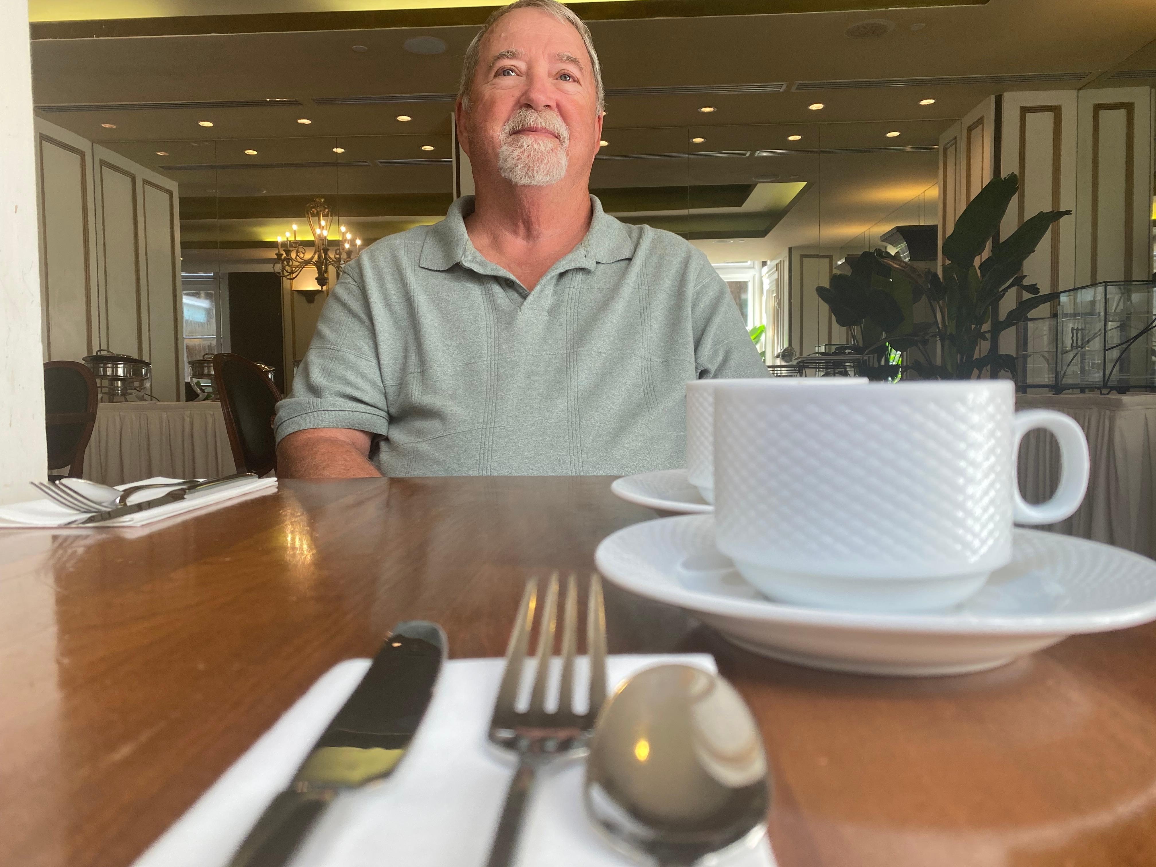 Best Breakfast, real dishes, served at the table, made to order. Perfect!