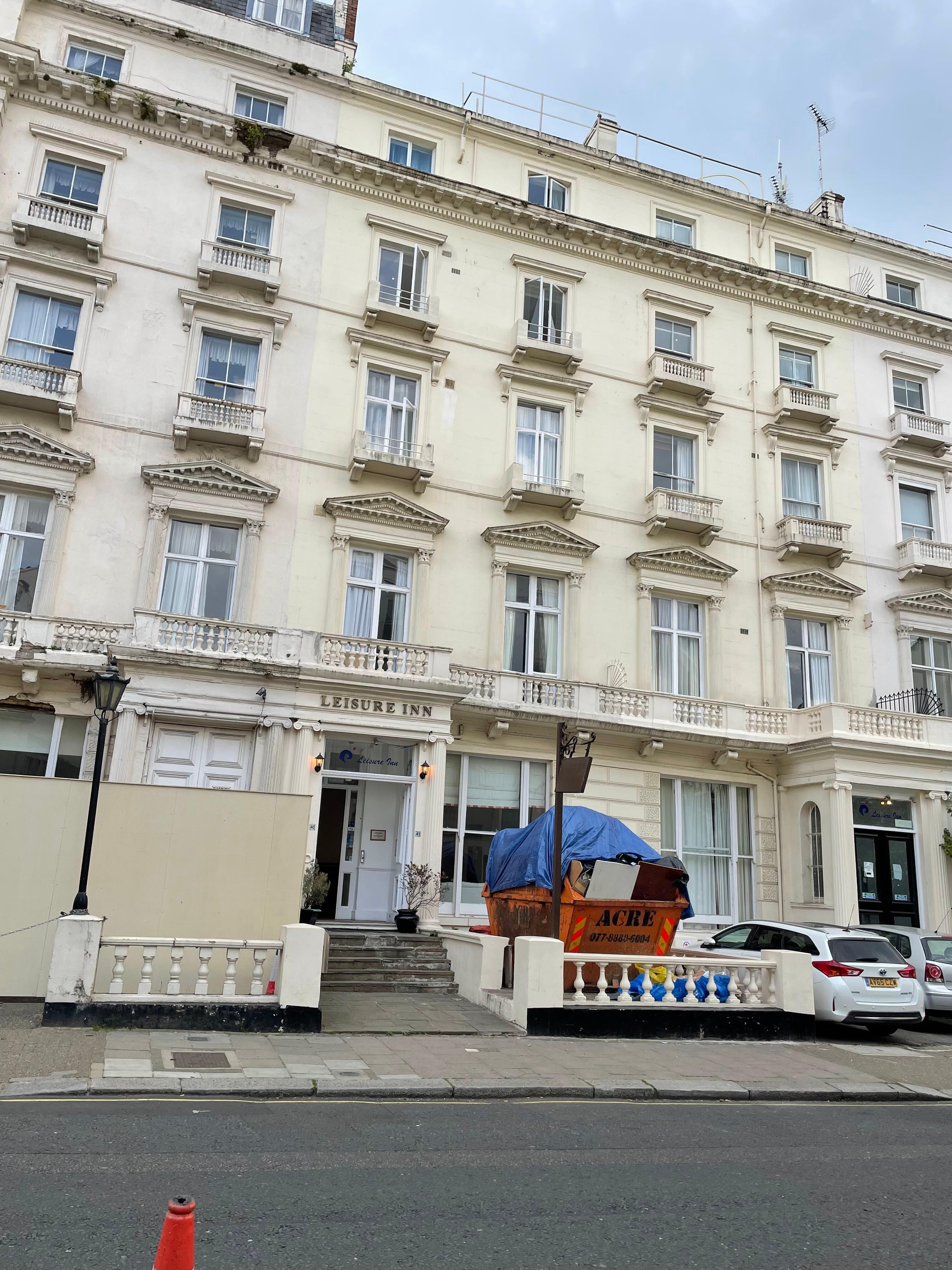 Front of the hotel 