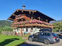 Ferienwohnung ganz oben im Dachgeschoss incl. Balkon.
