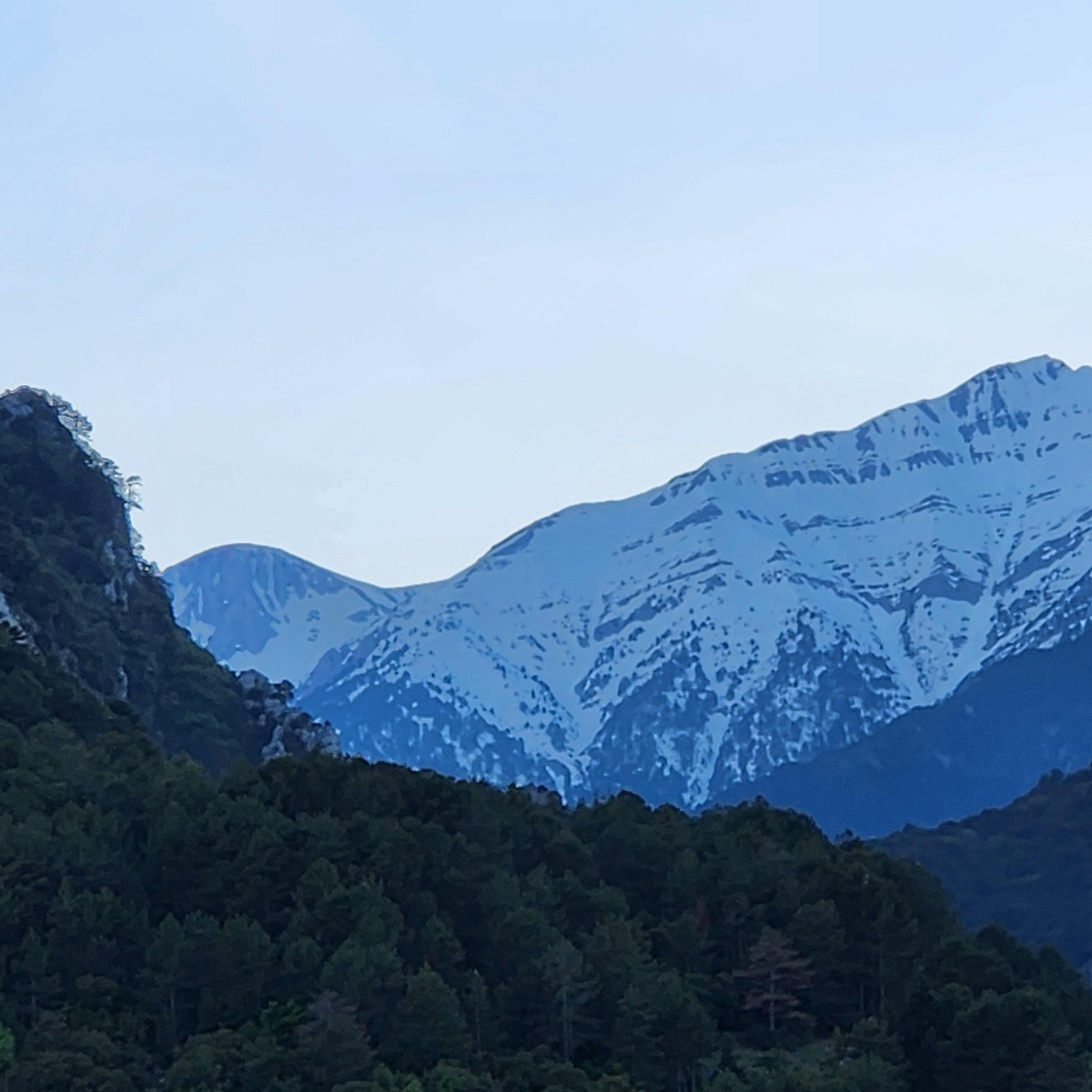 View of Olympus from the bed