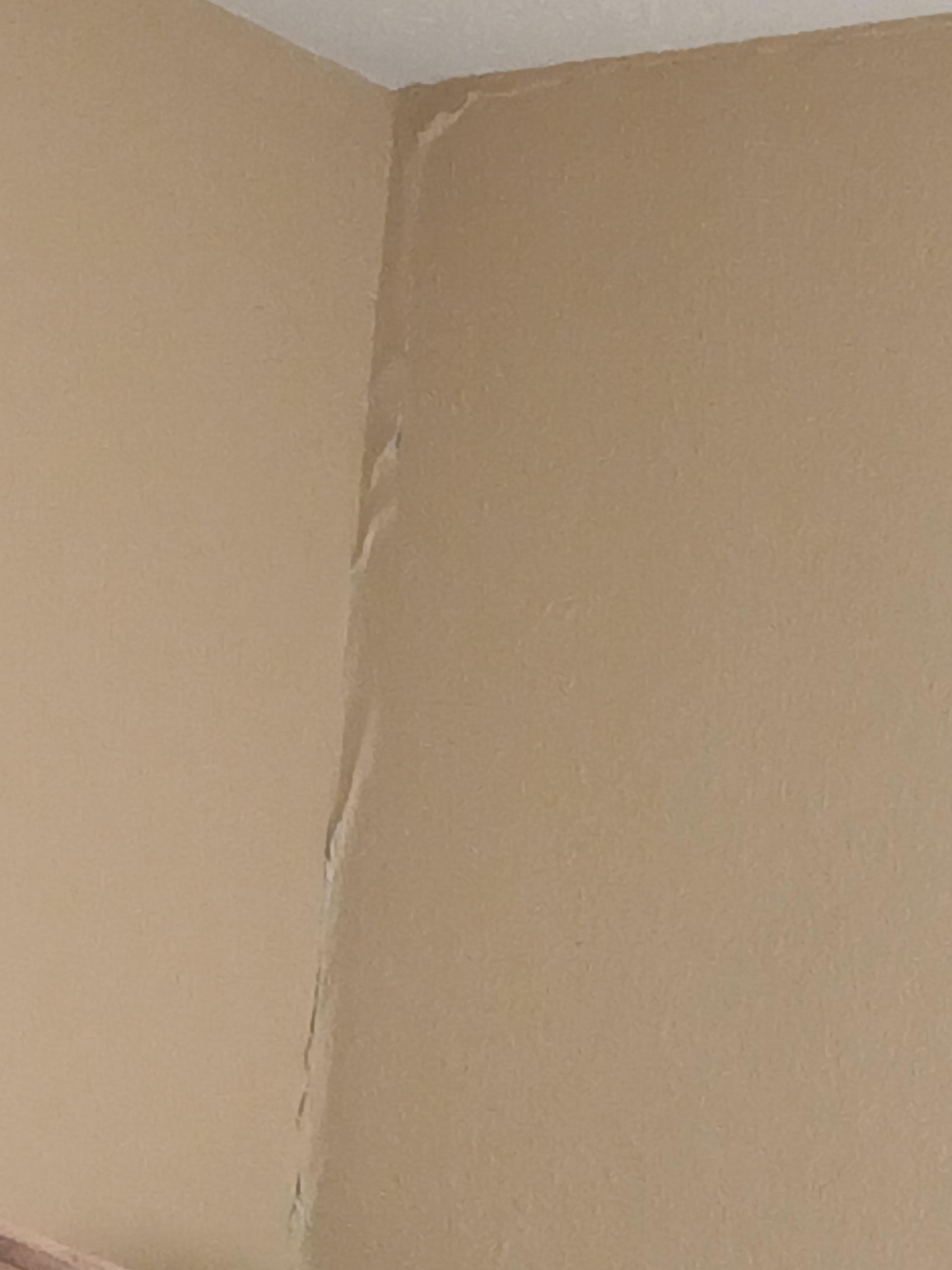 Drywall way Tape bubbling up.