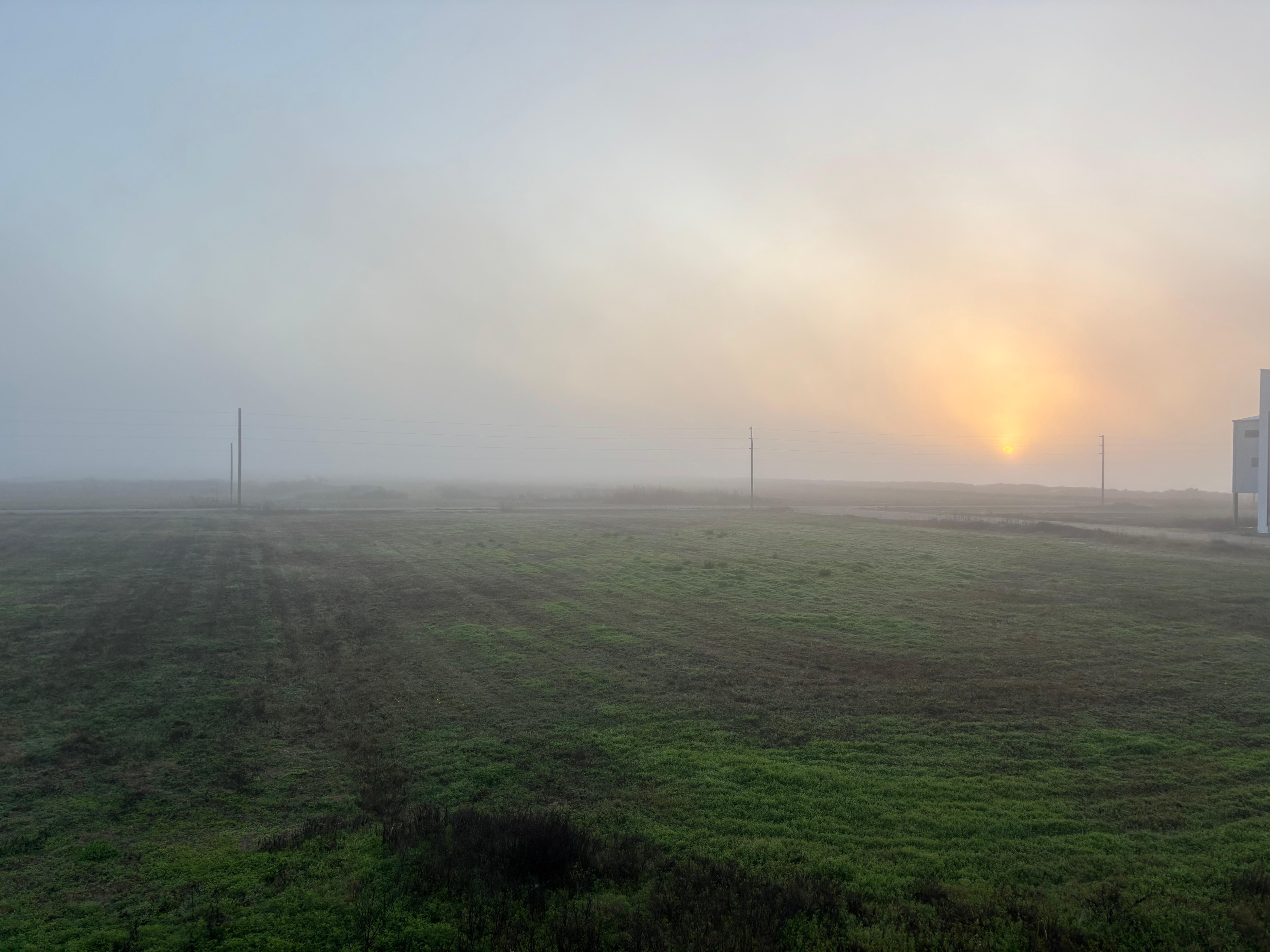 Sunrise on the deck!