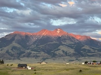 Sunset on the mountains
