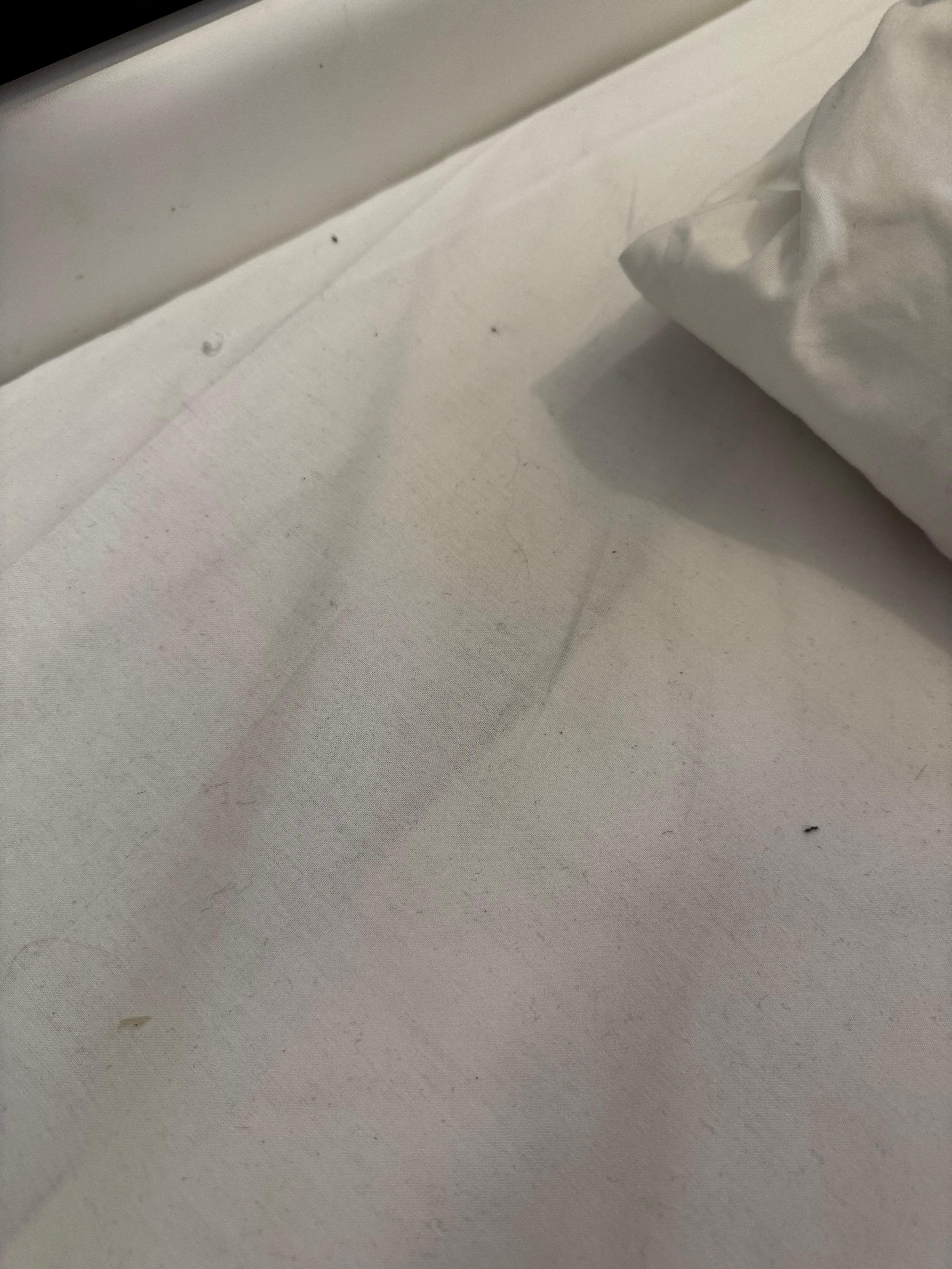 sheets were not clean