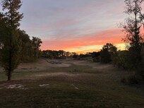 Beautiful sunset every evening enjoying a fire.