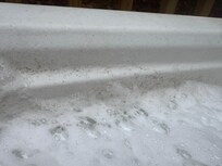 Hot tub was filthy and filled with multiple human hair balls and dirt. Also smelled horrible.